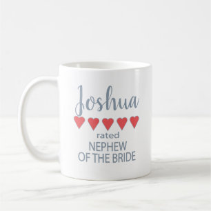 Mug Cortège de mariage et de noce 5 Cœur Neveu de la m