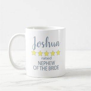 Mug Cortège de mariage et de noce 5 étoiles Neveu de l