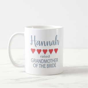 Mug Cortège de mariage et de noce 5 Grand-mère du cœur