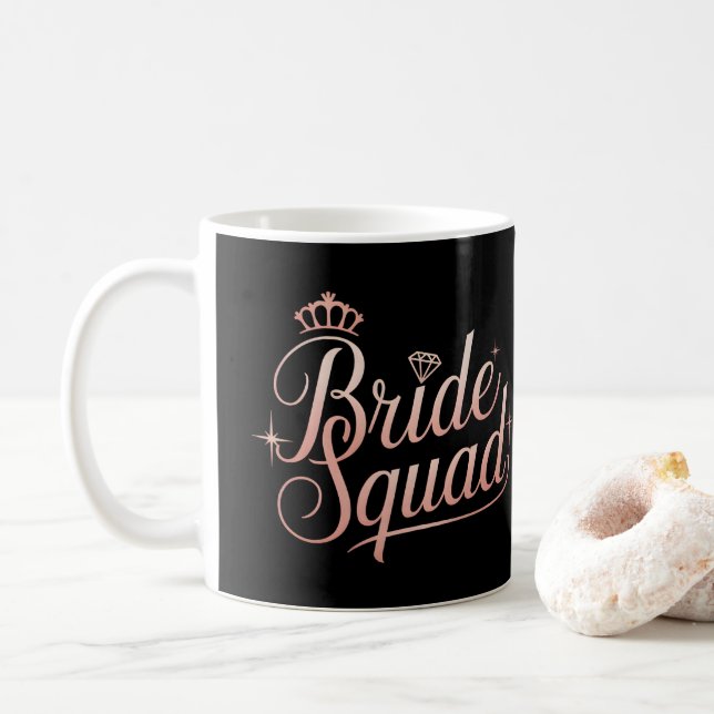 Mug Cortège de Mariée Demoiselle d'Honneur (Avec donut)