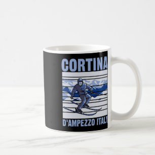Mug Cortina D'ampezzo Italie Ski