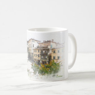Mug Cortona. L'Italie. La Toscane