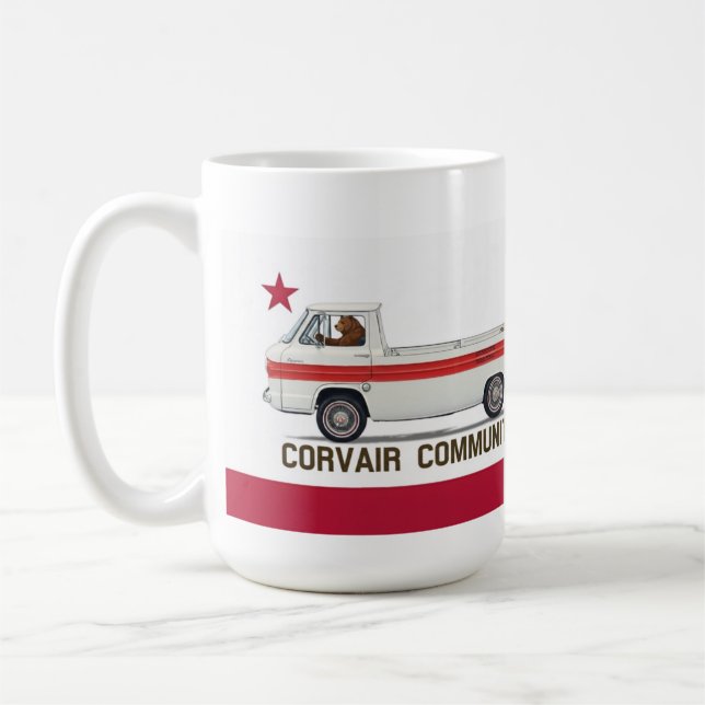 Mug Corvair Community California Rampy Flag (Gauche)