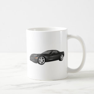 Mug Corvette 2008 : Voiture de sport : Finition noire