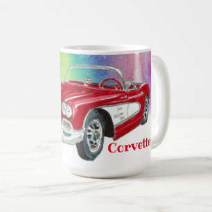 Mug Corvette classique Convertible Multicolor Art