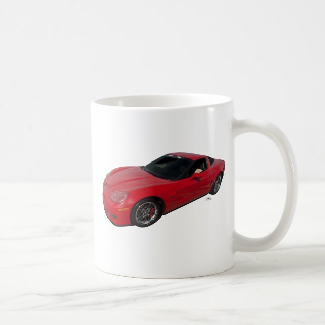 Mug Corvette rouge (Droite)