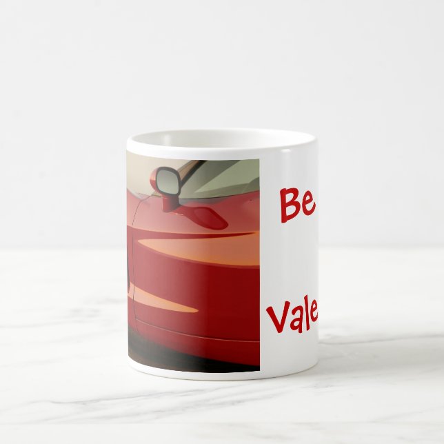 Mug Corvette Rouge Saint-Valentin (Centre)