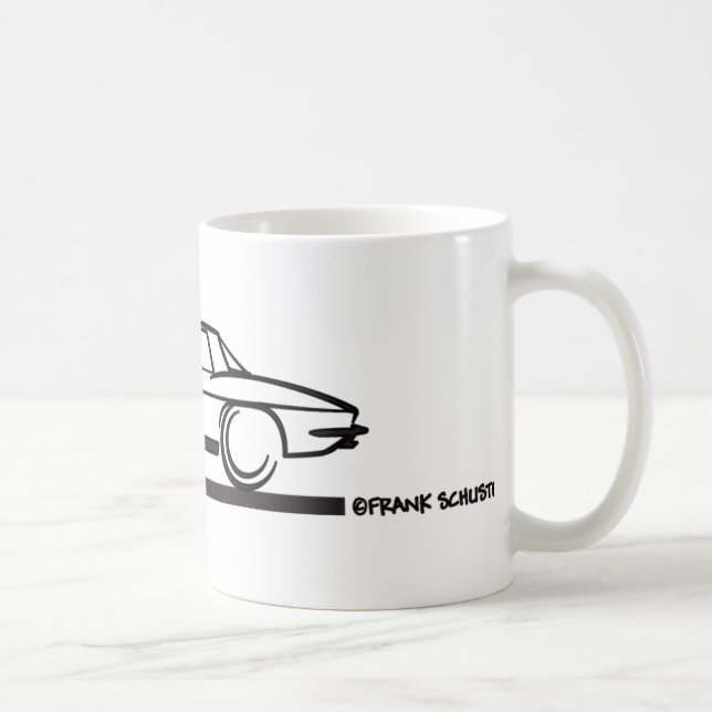 Mug Corvette Stingray Hardtop BLK 1965 (Droite)