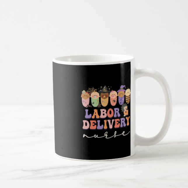 Mug Cos du parti Infirmière de la main-d'oeuvre et de  (Droite)