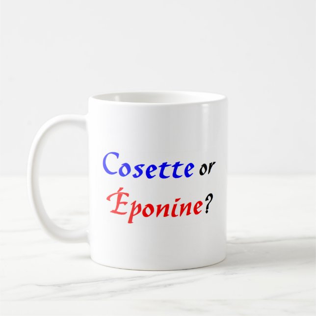 Mug cosette Les Misérables (Gauche)