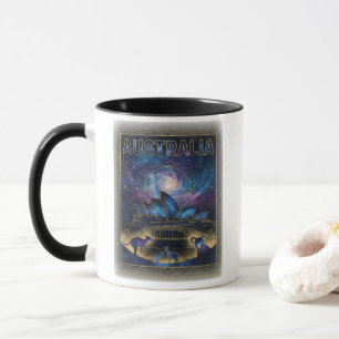 Mug Cosmic Australie Sydney Art Céleste