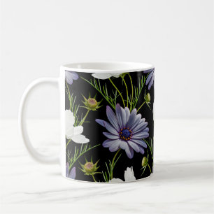 Mug Cosmos Daisy Floral Collage sans fil