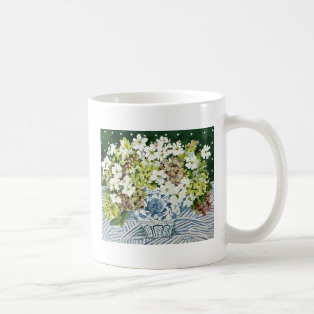 Mug Cosmos et hortensias dans un vase chinois 2013 (Droite)