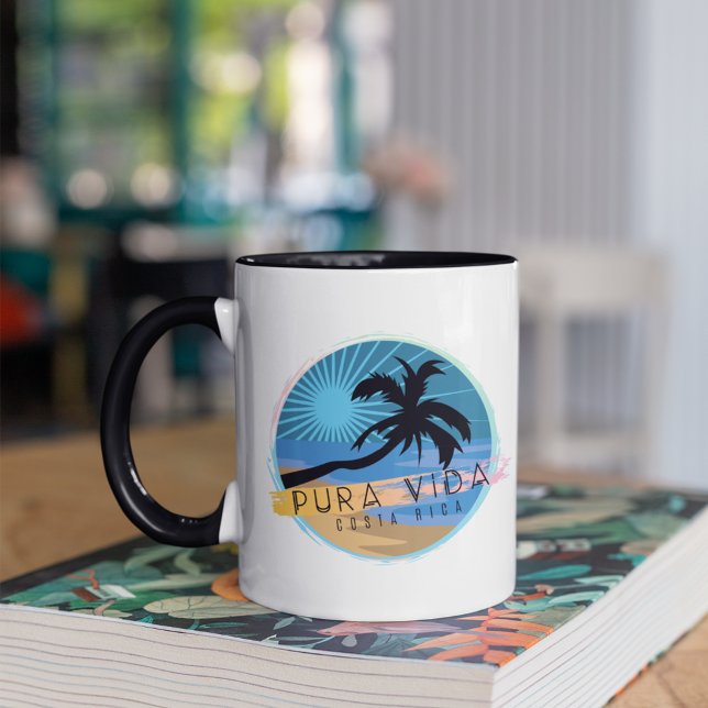 Mug Costa Rica Beach Pura Vida Souvenir (Costa Rica Beach Pura Vida Souvenir Mug)