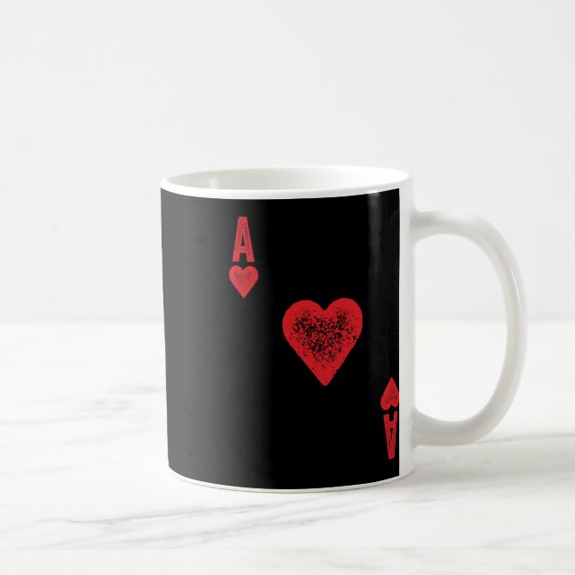 Mug Costume Carte Ace Of Hearts (Droite)