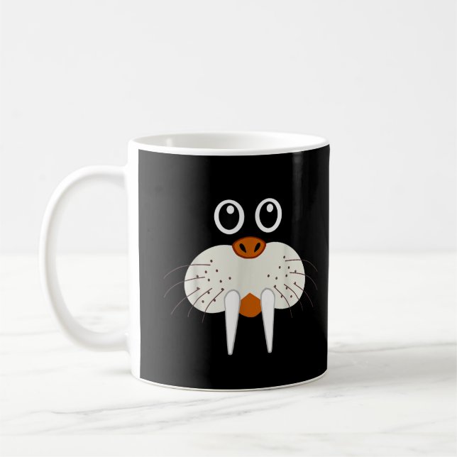 Mug Costume d'animal de morse mignon drôle pour Hallow (Gauche)