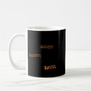 Mug Costume de chat noir os tordus cadeau d'Halloween