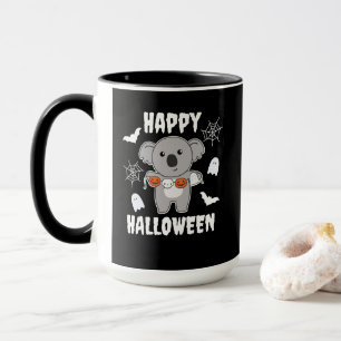 Mug Costume de chaume Citrouille d'Halloween Koala Hap