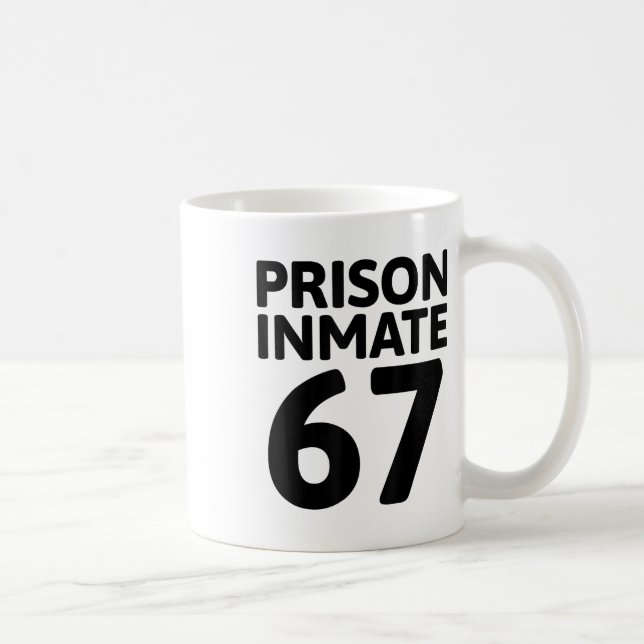 Mug Costume de détenu de prison 67 Halloween Meme Pris (Droite)
