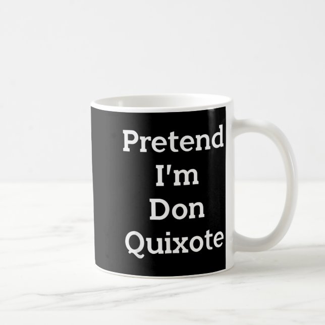 Mug Costume de Don Quichotte drôle pour soirée d'Hallo (Droite)