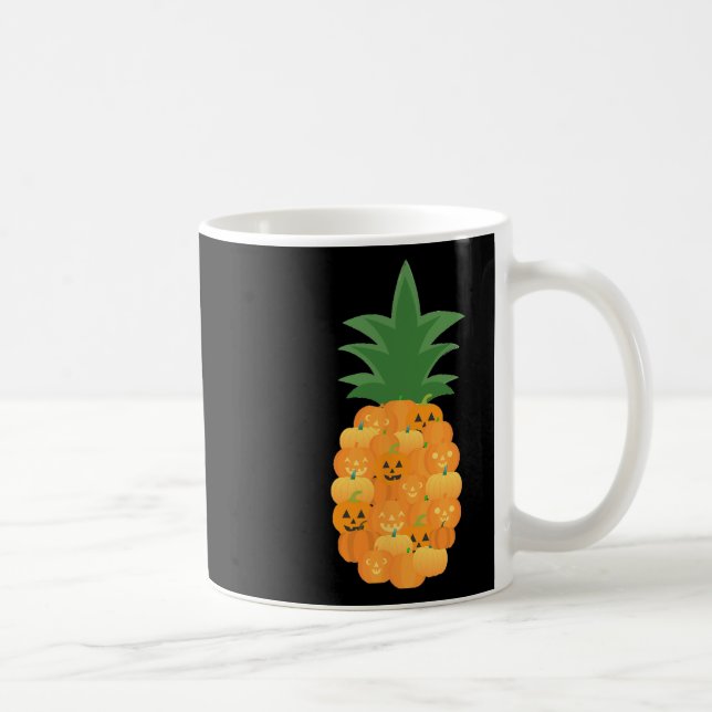 Mug Costume De Fun Citrouille Pour Amateur D'Ananas (Droite)