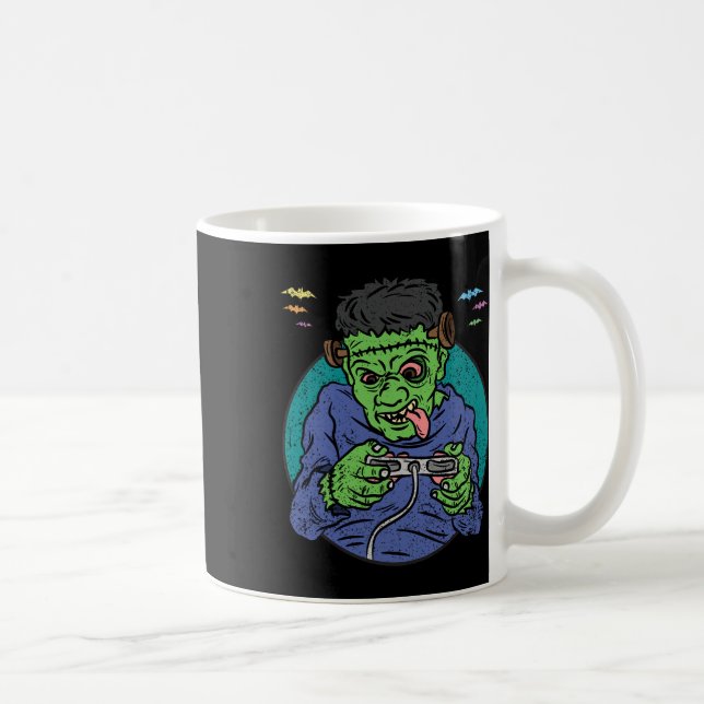 Mug Costume de gamer monstre Halloween jeu vidéo  (Droite)