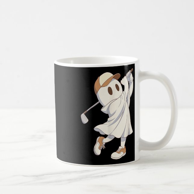 Mug Costume de golf amusant Halloween Fantôme Jouer Gr (Droite)