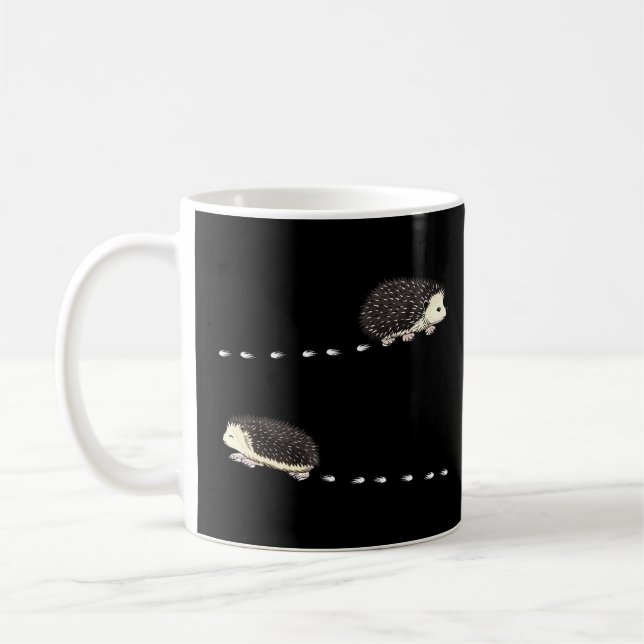 Mug Costume de hérisson à ventre africain drôle mignon (Gauche)