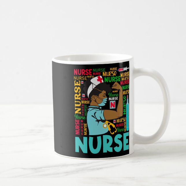Mug Costume de infirmière noire Dy pour femmes Mois de (Droite)