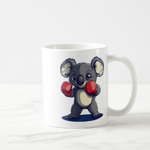 Mug Costume de koala drôle avec gants de boxe