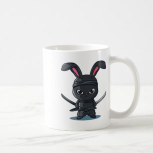 Mug Costume de lapin ninja cool pour Pâques de samoura