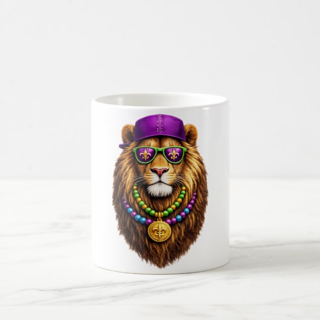 Mug Costume de lion de Mardi Gras Mardigator Mardi Gra (Centre)