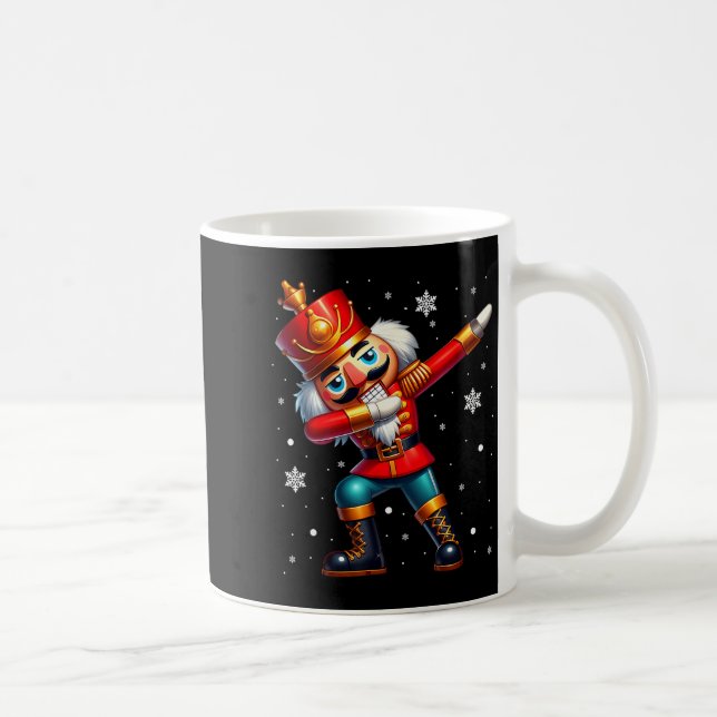 Mug Costume de Noël de casse-noisette qui fait dabbing (Droite)