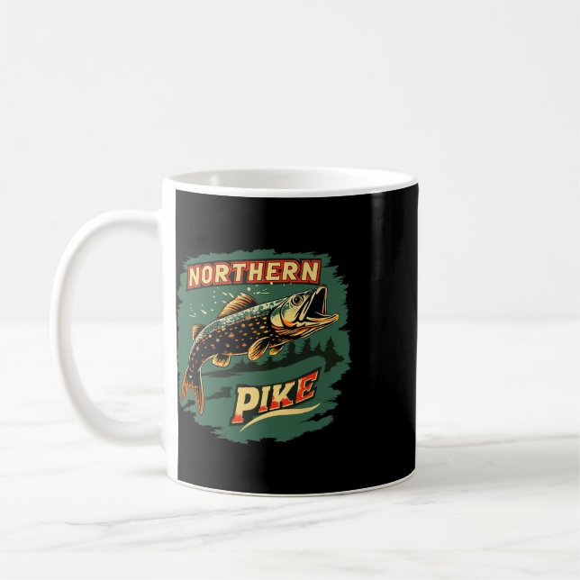 Mug Costume de poisson brochet cool pour garçons et fi (Gauche)