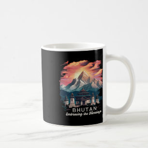 Mug Costume de randonnée Himalaya Bhoutan Temple