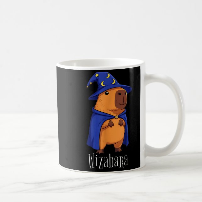 Mug Costume de sorcier capybara drôle Graphique Enfant (Droite)