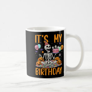 Mug Costume de squelette d'anniversaire Halloween C'es