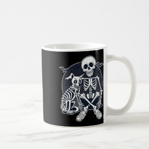 Mug Costume de squelette d'Halloween pour chien comme 