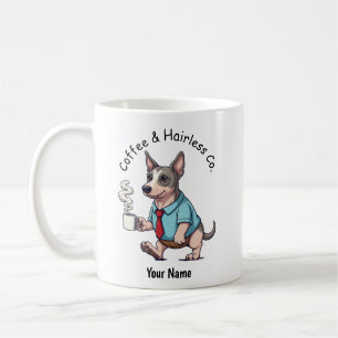 Mug Costume de travail drôle américain sans poils Café