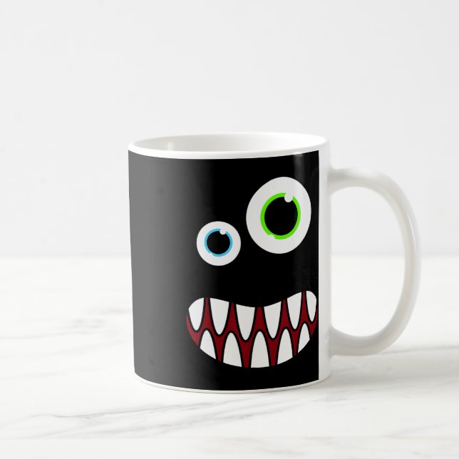 Mug Costume de visage de monstre soyeux amusant Annive (Droite)