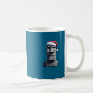 Mug Costume de visage Moai drôle pour la veille de Noë