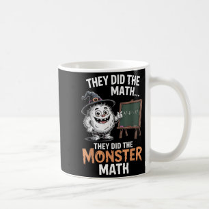 Mug Costume de Yéti Halloween de professeur de mathéma
