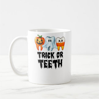 Mug Costume Dentiste Dentaire Halloween Trick Ou Dents