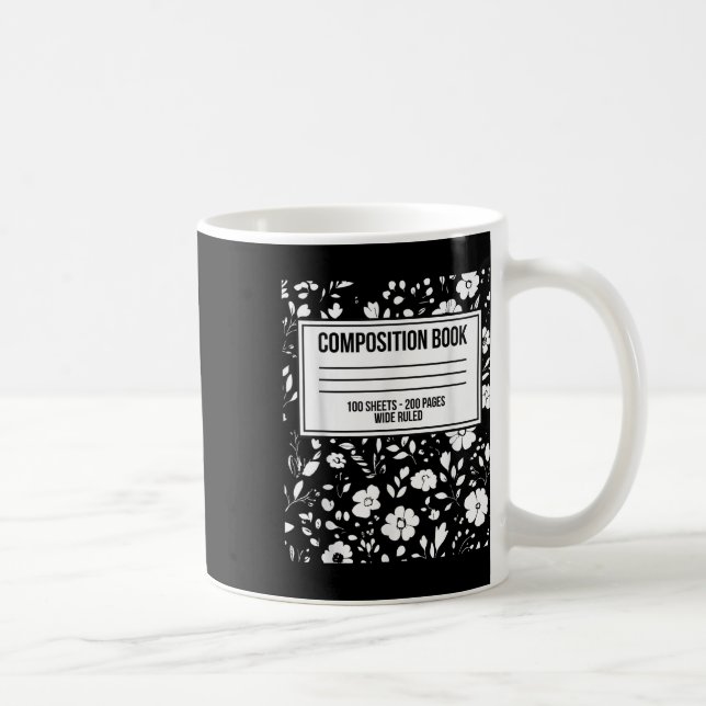 Mug Costume d'Halloween amusant Composition du journal (Droite)