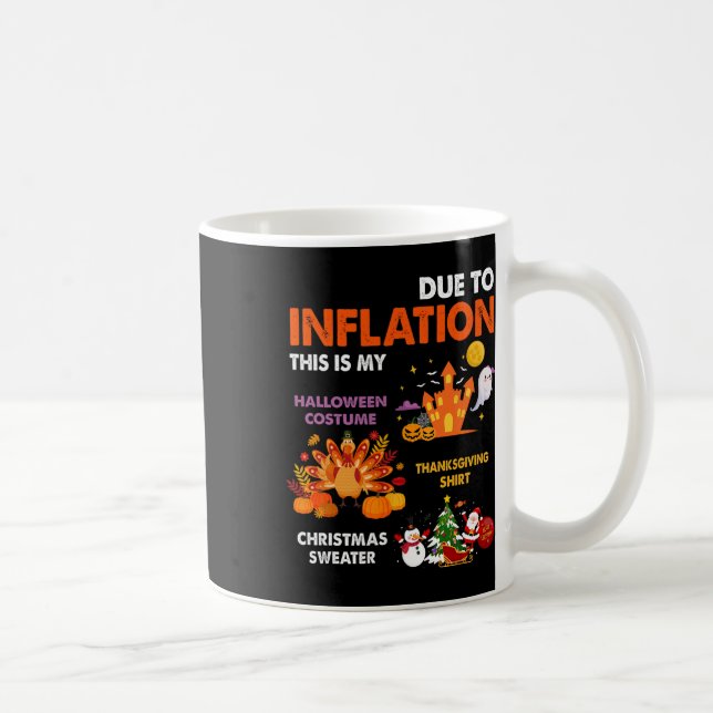 Mug Costume d'Halloween drôle Thanksgiving Laide Chris (Droite)