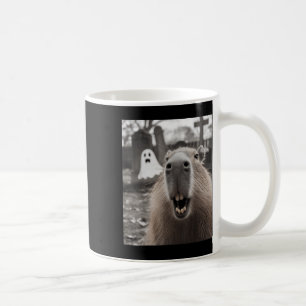 Mug Costume d'Halloween Fantôme de Capybara Drôle Capy