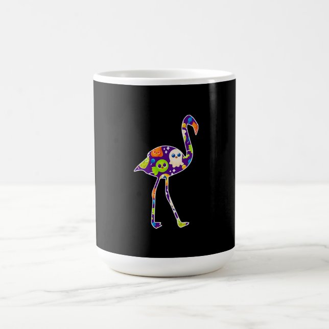 Mug Costume d'Halloween Flamant rose Fantôme Bonbon ca (Centre)
