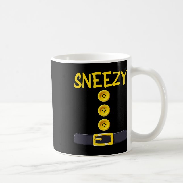 Mug Costume d'Halloween nain éternué Couleur correspon (Droite)