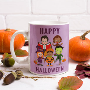Mug Costume d'Halloween pour enfants Nom personnalisé