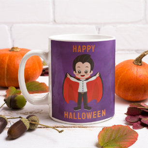 Mug Costume d'Halloween pour enfants Vampire Nom perso